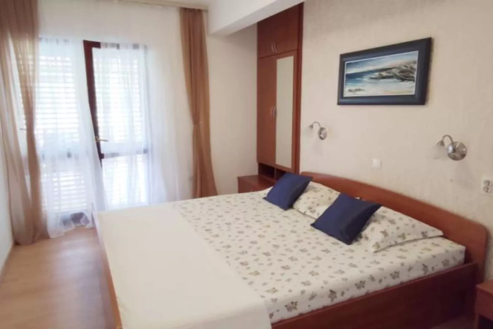 Apartments Maritimo - Comfort Two Bedroom Apartment with Sea View and Terrace-Slaapkamer