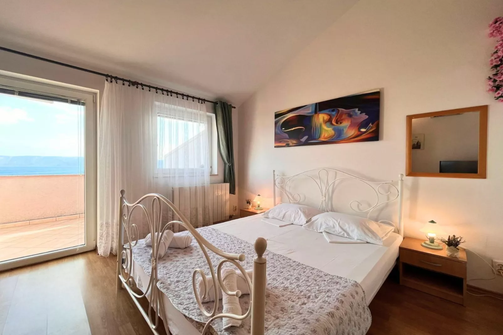 Apartments Butković - One Bedroom Apartments (A5)-Slaapkamer