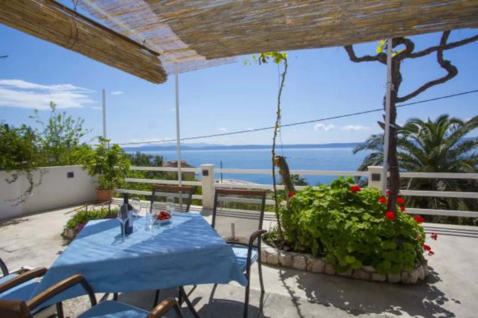 Sea View Apartments Lendic Podgora - Superior Studio Apartment with Terrace and Sea View-Terras