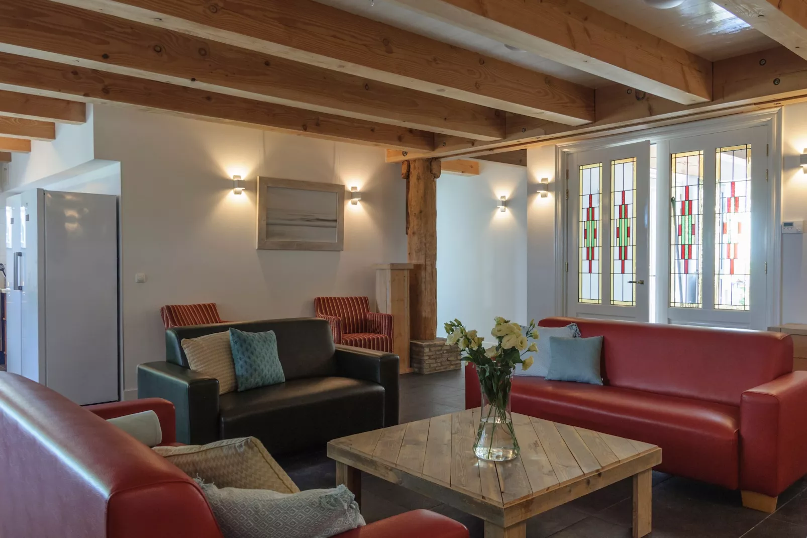 Groepsaccomodatie - Balkenhoeve - Woonkamer