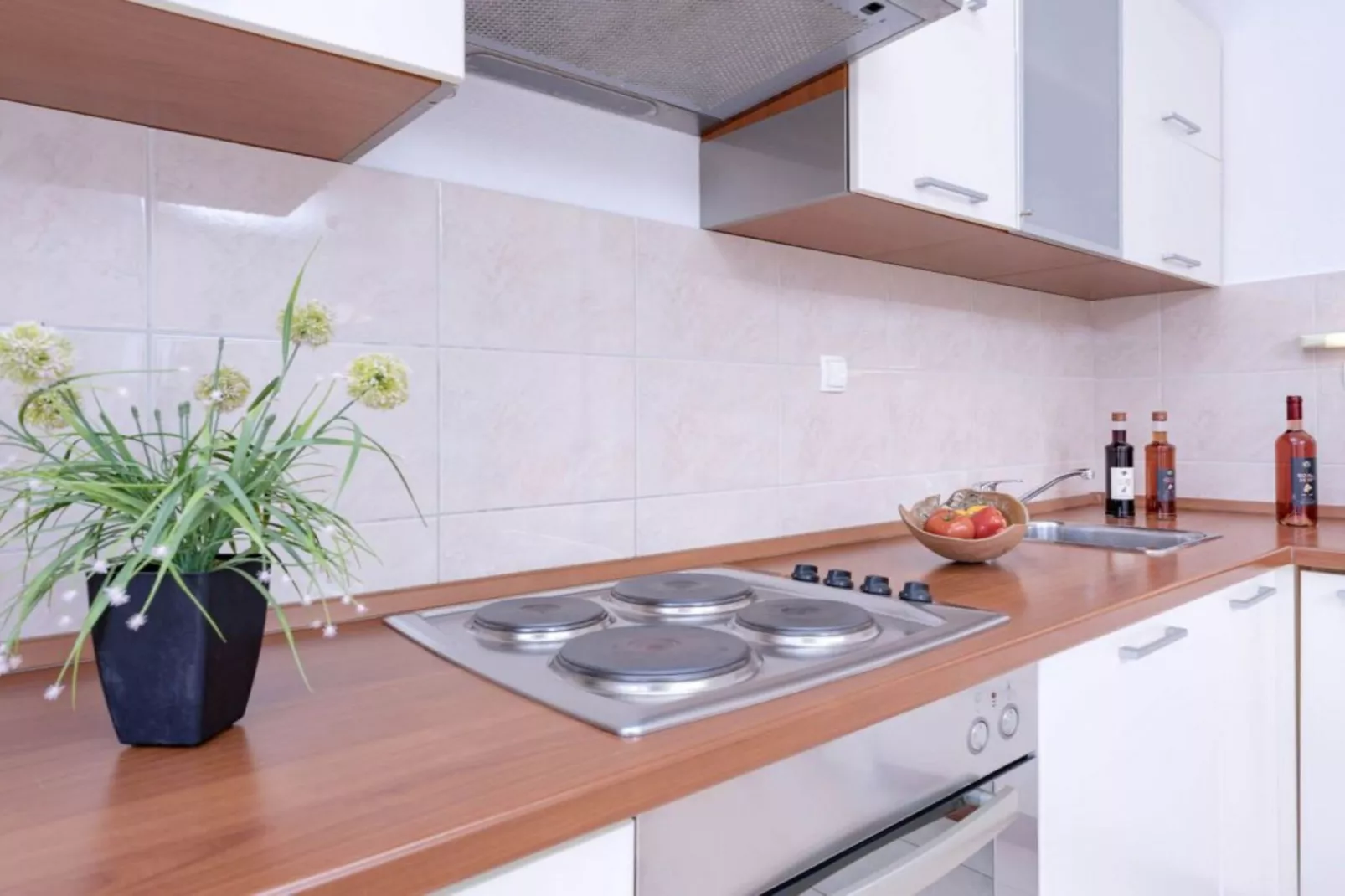 One Bedroom Luxury Apartment with Balcony and Sea View  1-Keuken