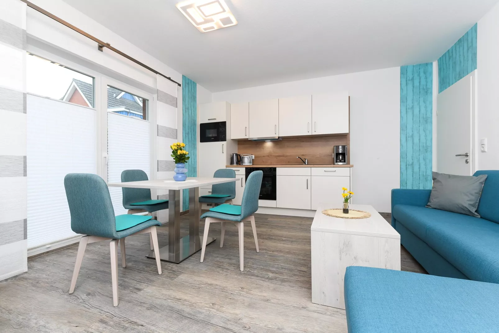 Haus Strandkorb 1-Woonkamer