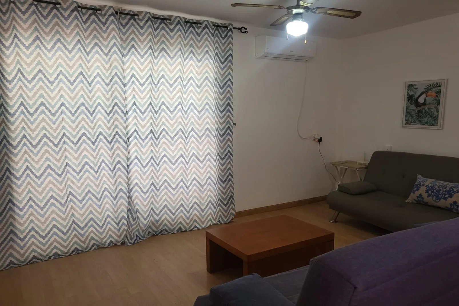 CT 369 AL - Faro's Apartmento Naturista - Primera Linea Vera Playa-Woonkamer