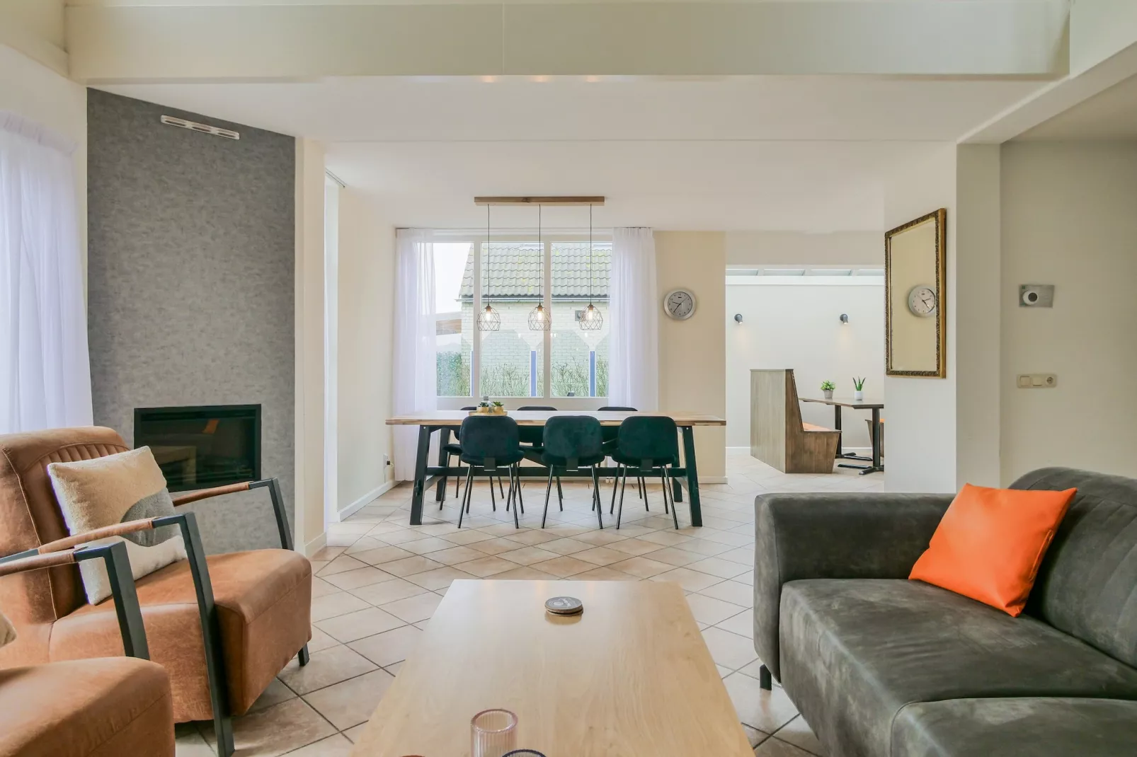 Ooghduyne Villa Opduin-Woonkamer