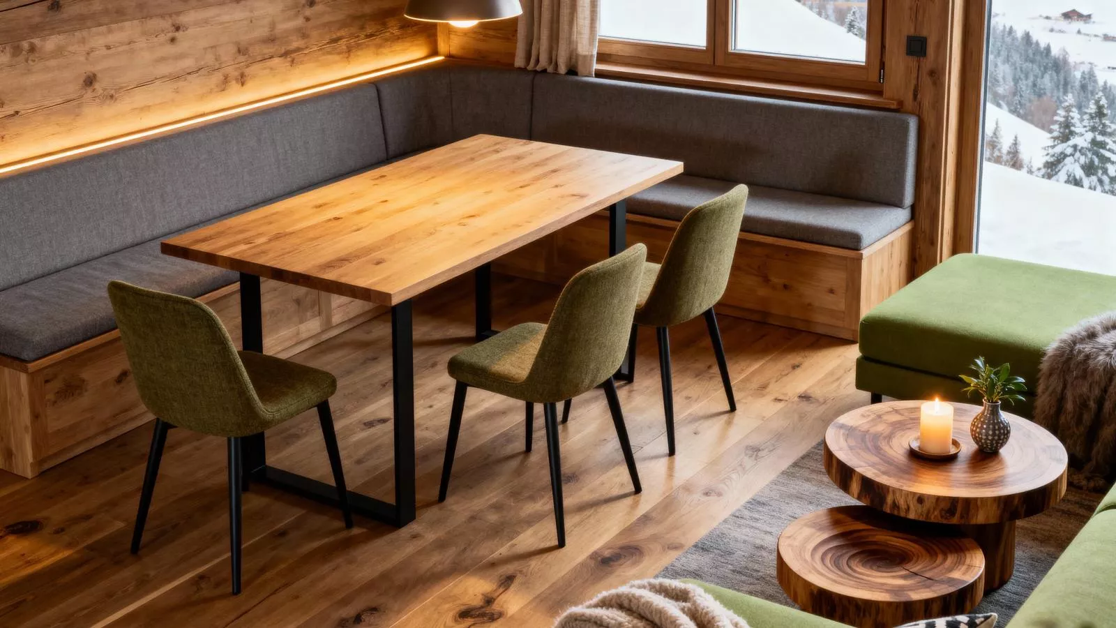 Haus Tauernblick Top 3 und 4-Woonkamer