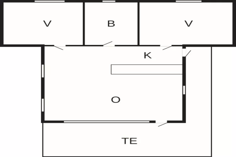 6 persoons vakantie huis in Nibe-Plattegrond