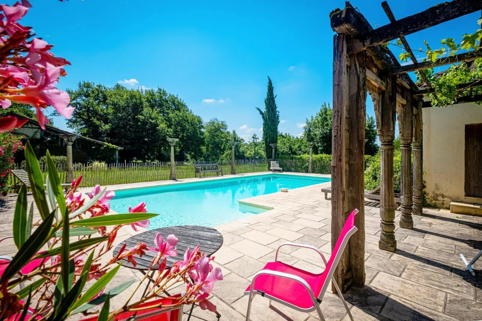 Villa Le Houga-Zwembad