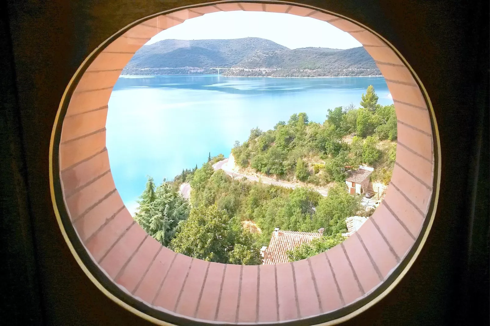 Ferienhaus in Sainte-Croix-du-Verdon-Uitzicht zomer