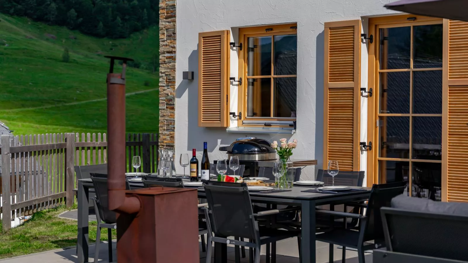 Riesner Alpenlodge-Terrasbalkon