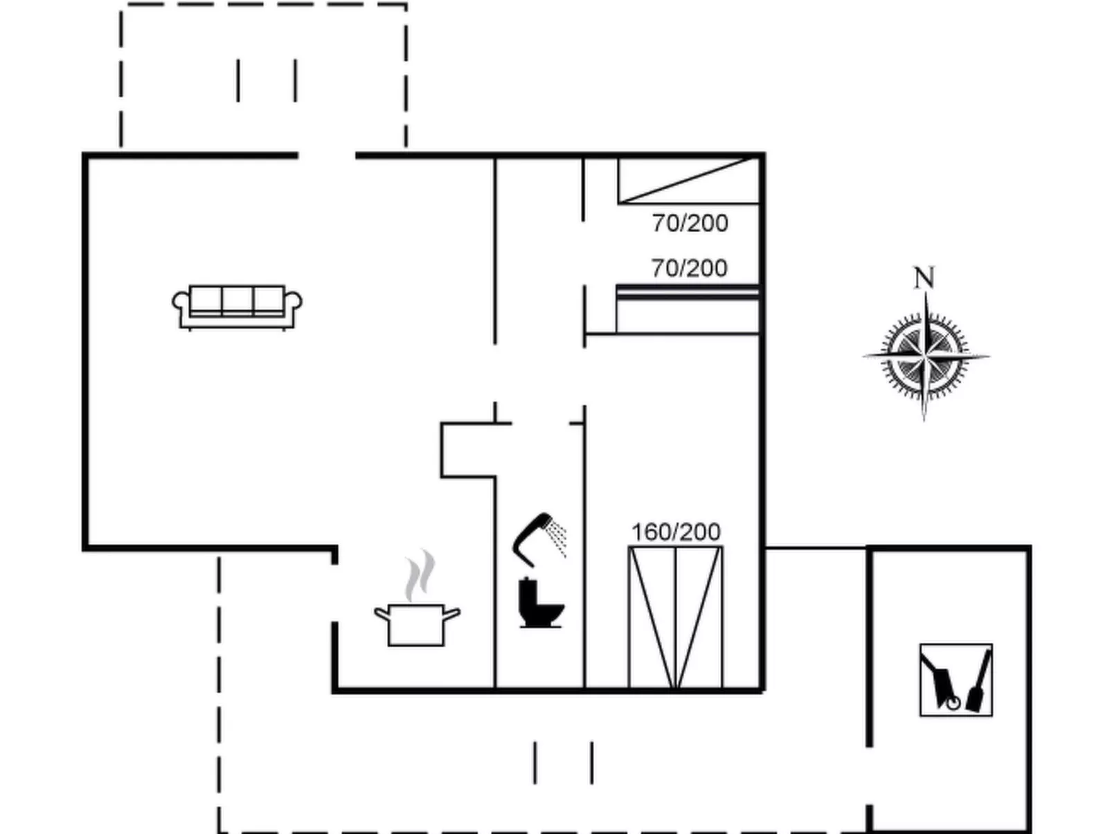 "Elpida" - 100m from the sea-Binnen