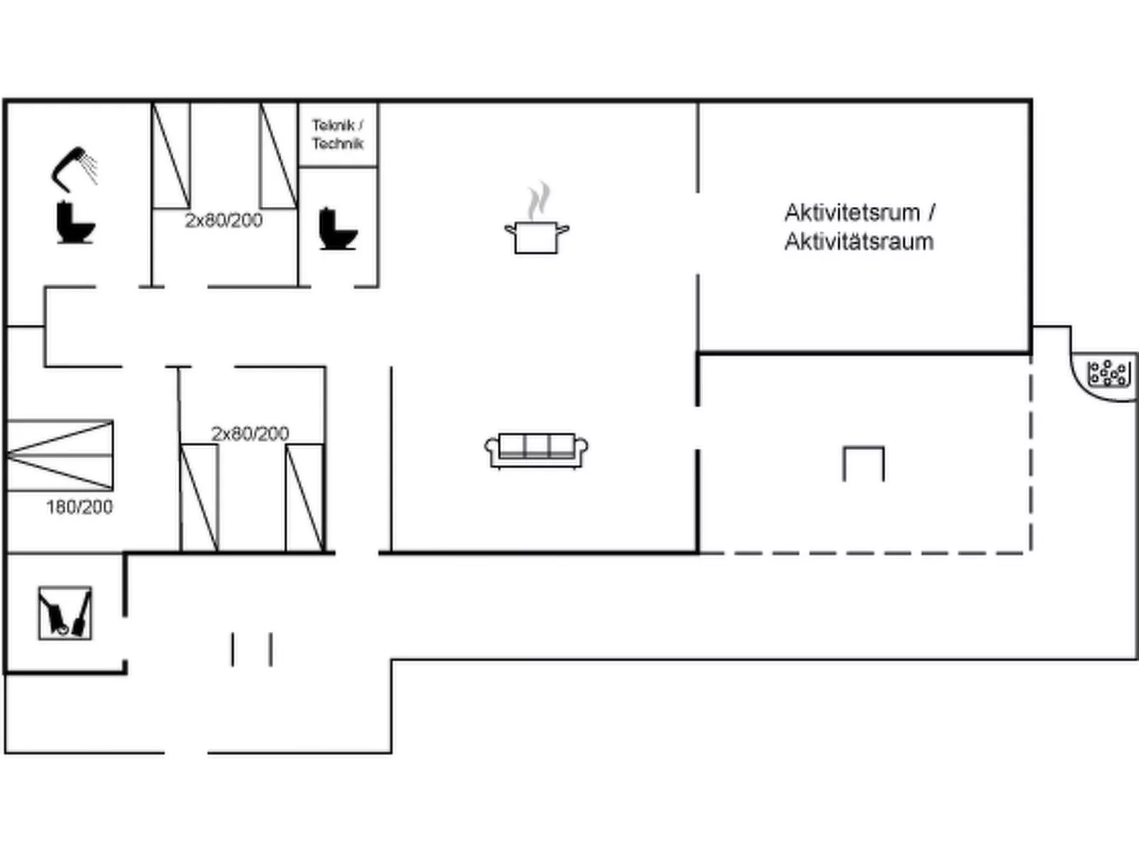 "Markku" - 400m from the sea-Binnen