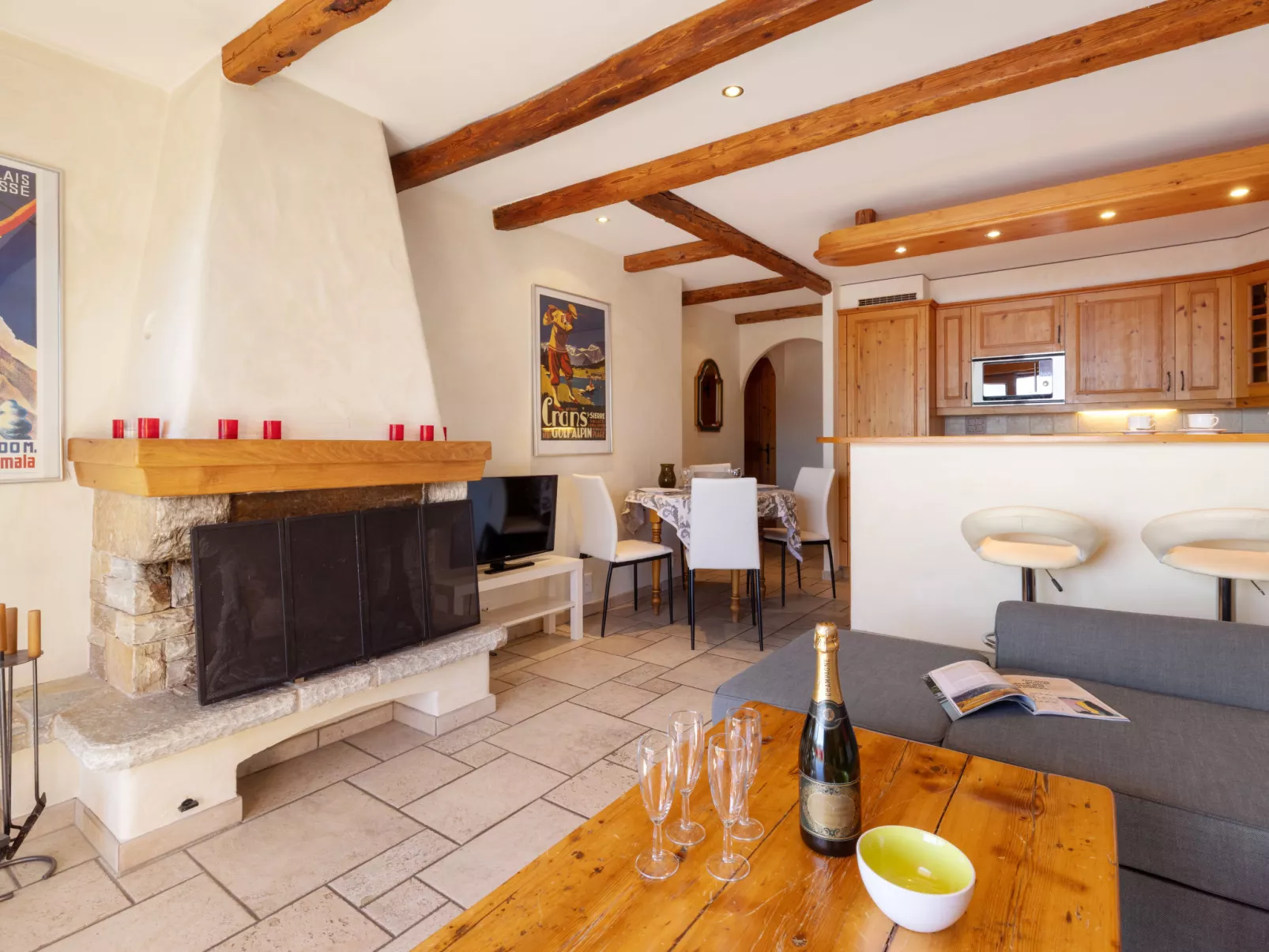 Résidence Le Chalet 5-Binnen