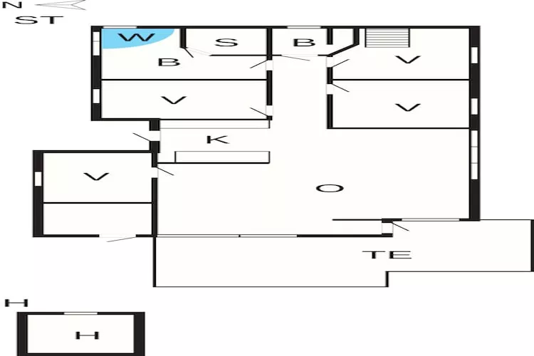 9 persoons vakantie huis in Harboøre-By Traum-Plattegrond