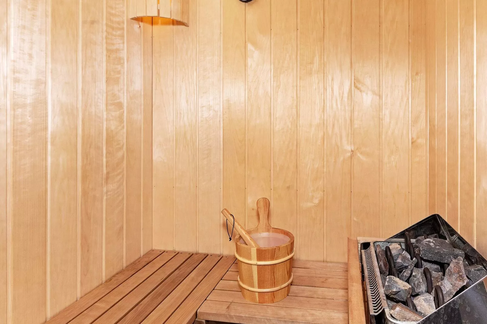 9 persoons vakantie huis in Højslev-Sauna