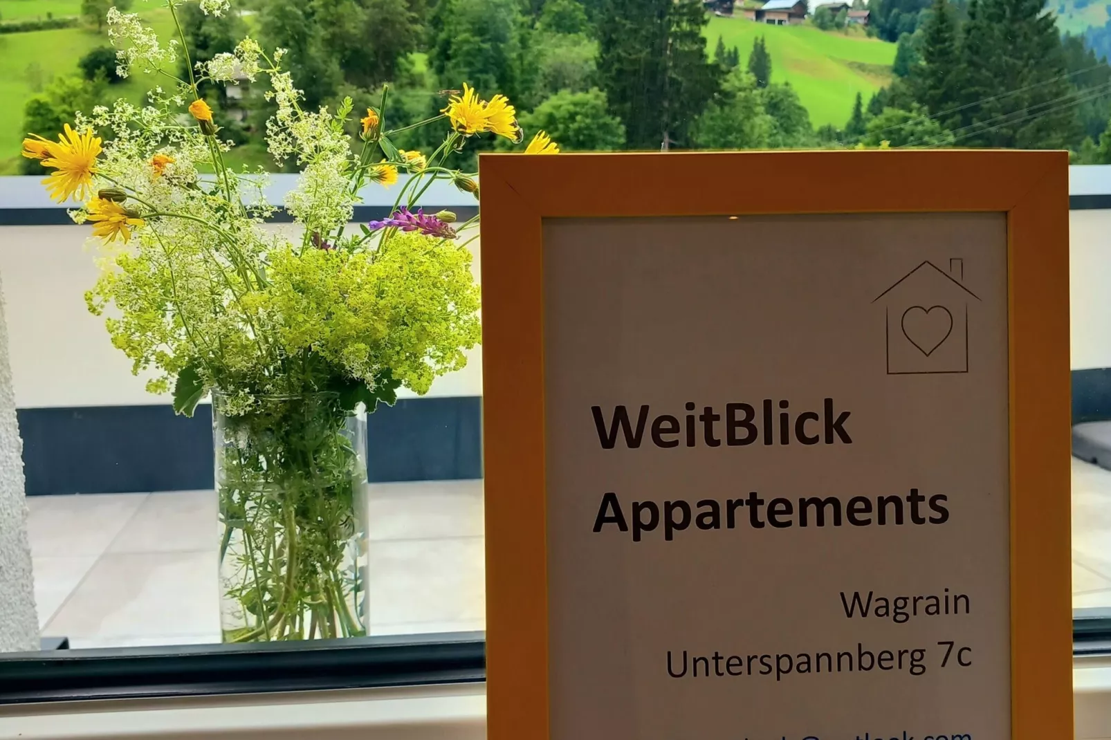Apartment mit Balkon und wunderschönem Bergblick - 4 Personen-Tuinen zomer