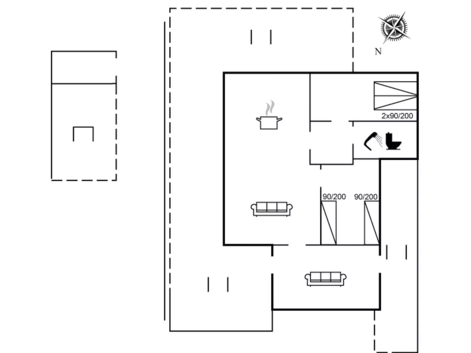 "Aarto" - 250m from the sea-Binnen
