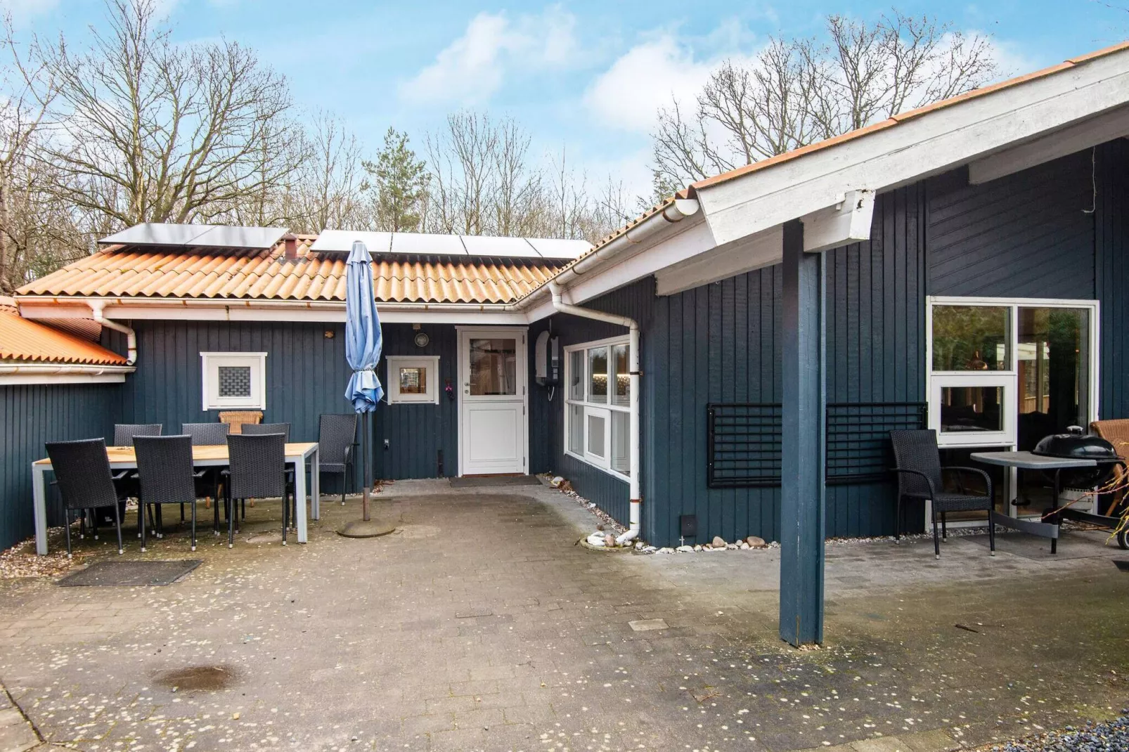 Charmant vakantiehuis met Sauna in Glesborg-Uitzicht