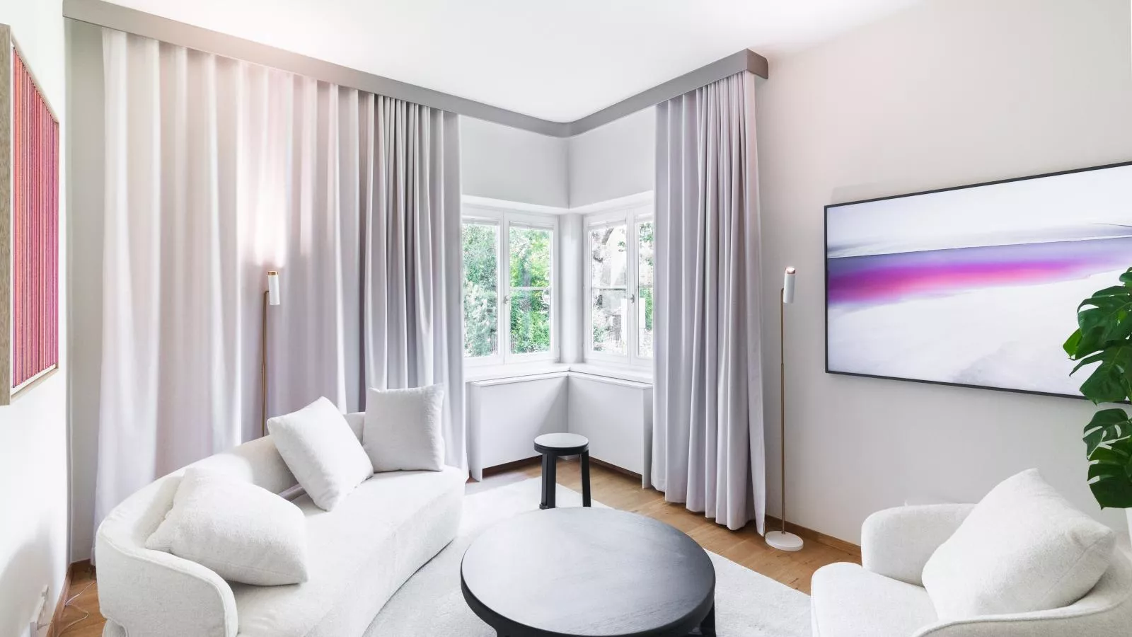 Stadtchalet Forsthaus-Woonkamer