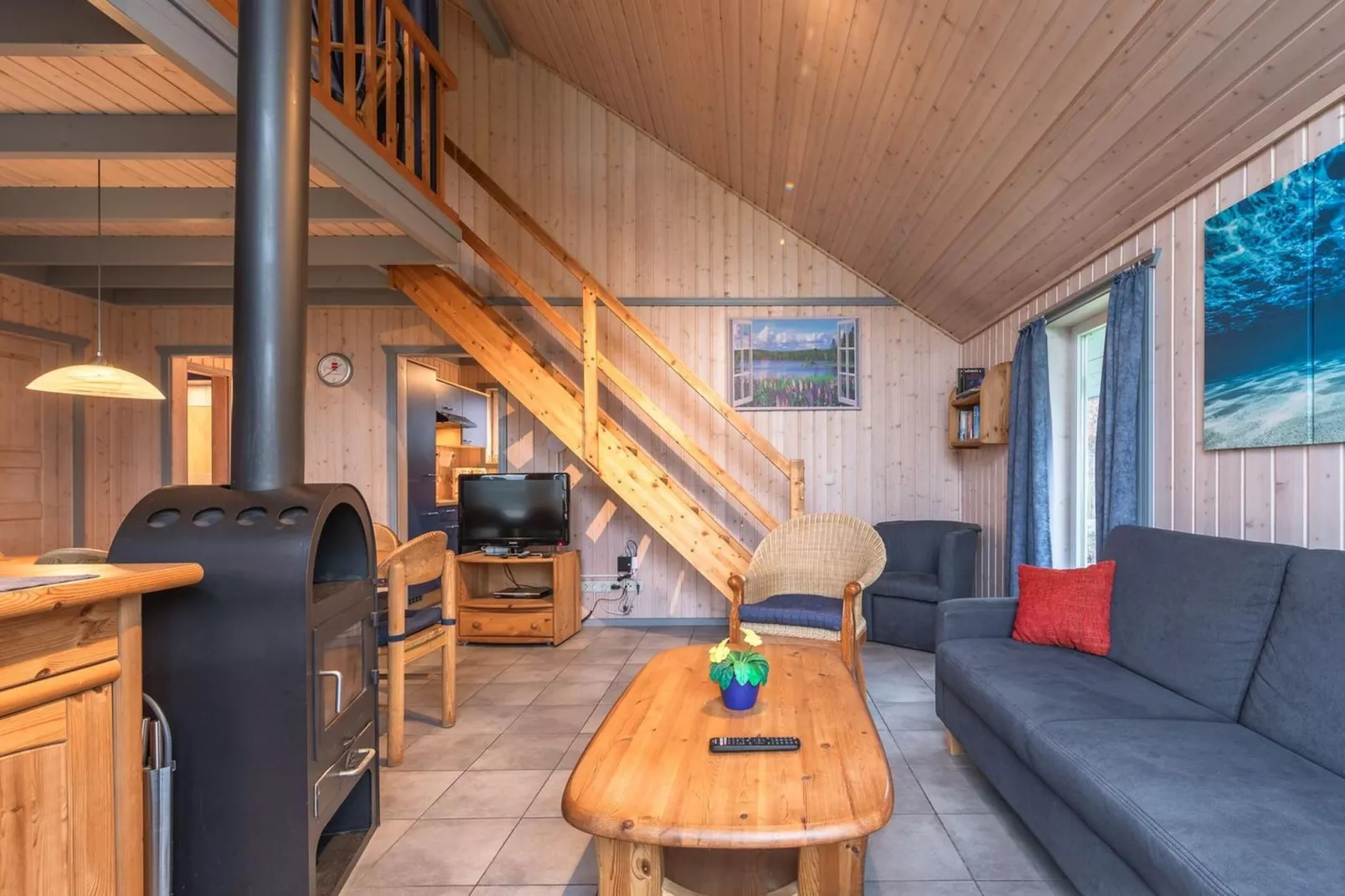 Ferienhaus Seeschwalbe-Classic 90 qm 3-Woonkamer