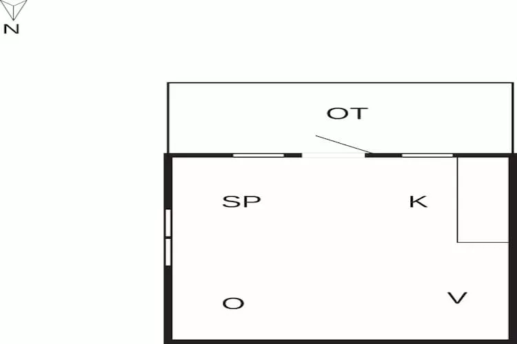 4 Personen vakantie huis in Haderslev-Plattegrond
