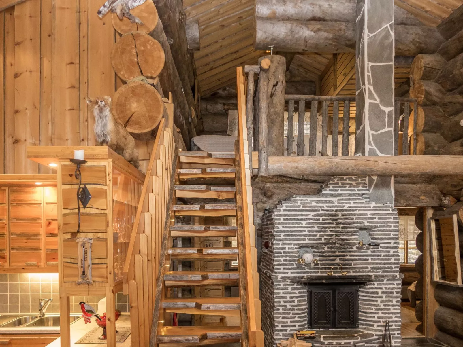 Villa rukapiste-Binnen