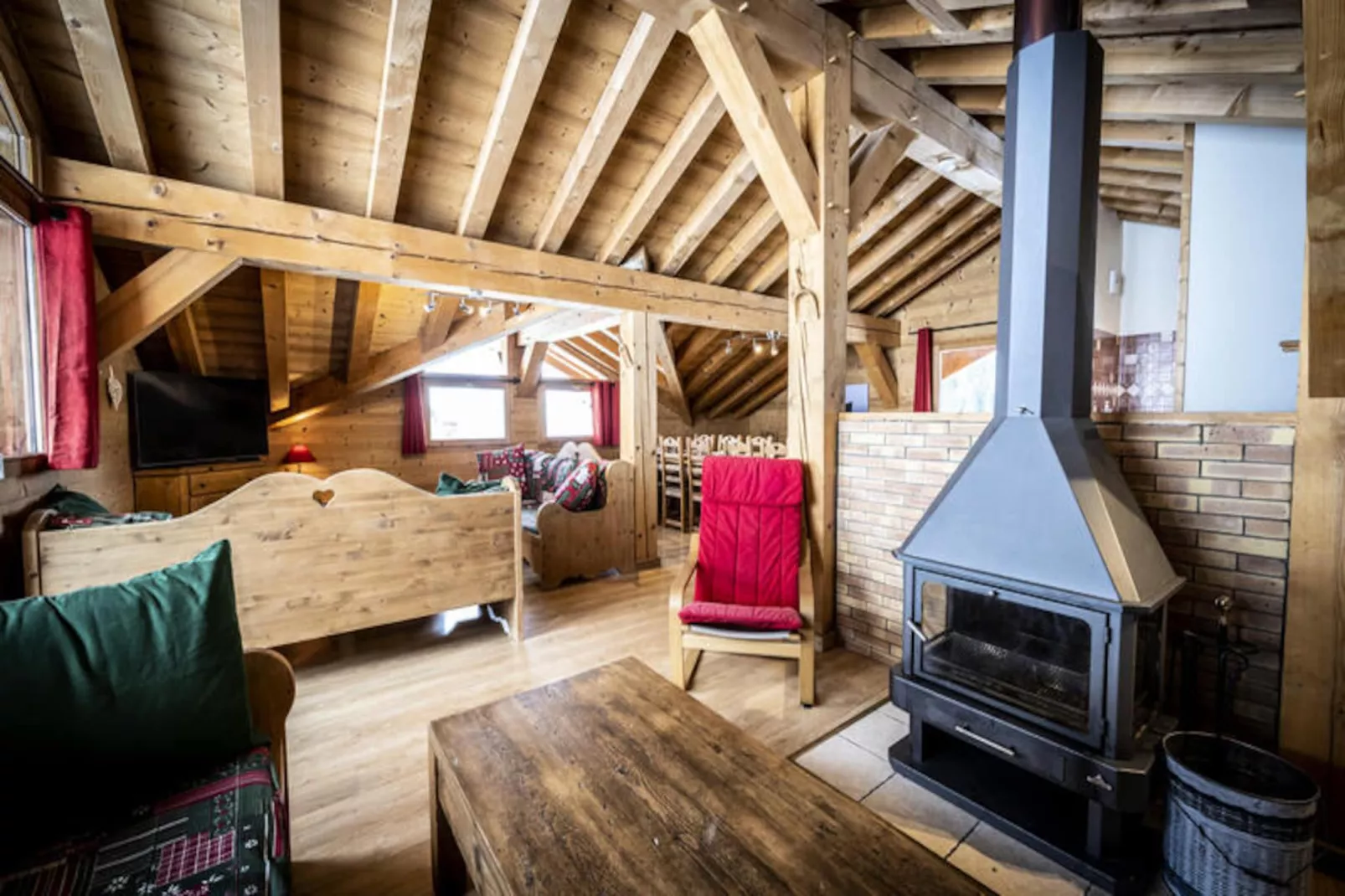 Les Chalets Du Cocoon-Woonkamer