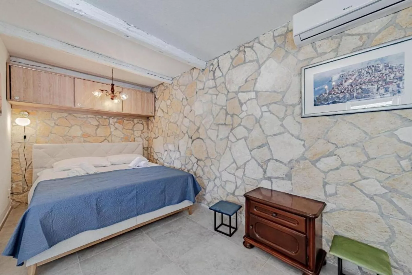 Natur Olive House Ston-Slaapkamer