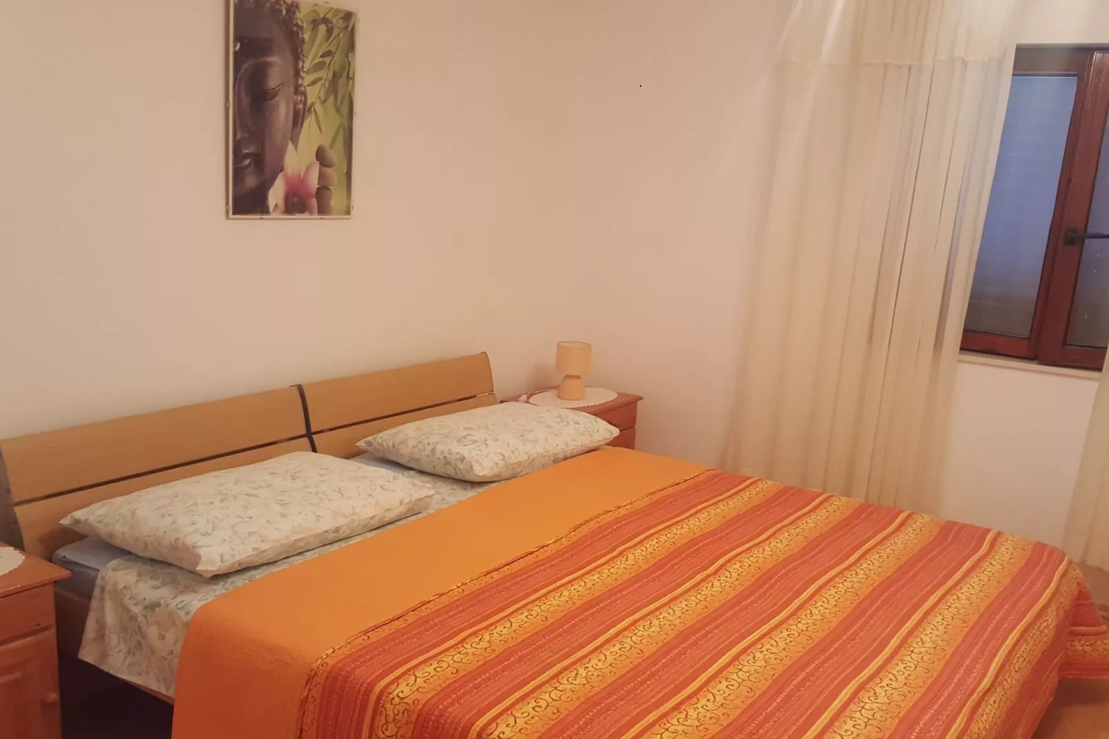 Apartments Ivan Supetar - Two Bedroom Apartment with Terrace no.3-Slaapkamer