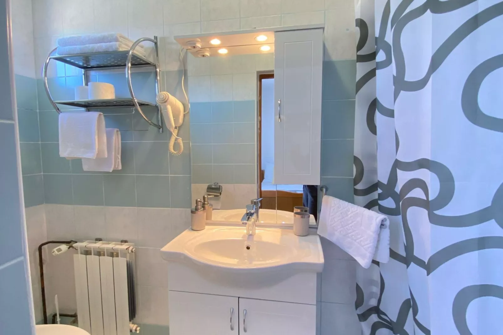 Double room with double bed 2-Badkamer