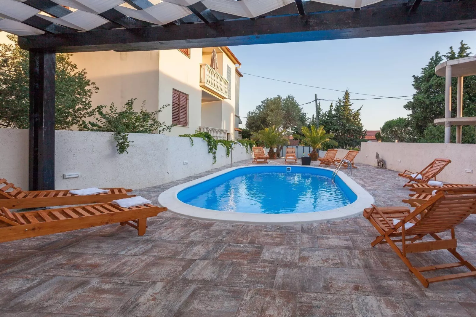 Seaside Villa Marin-Zwembad