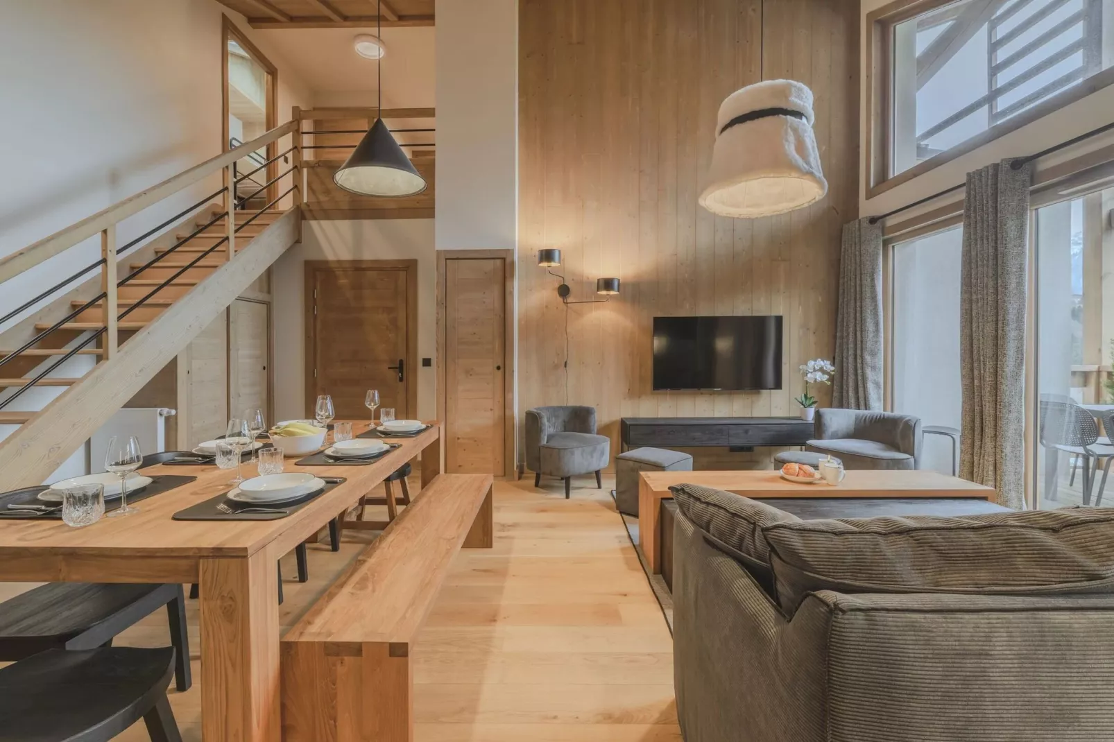 Residence L’ÉCLAT DES VÉRIAZ A38S-Woonkamer