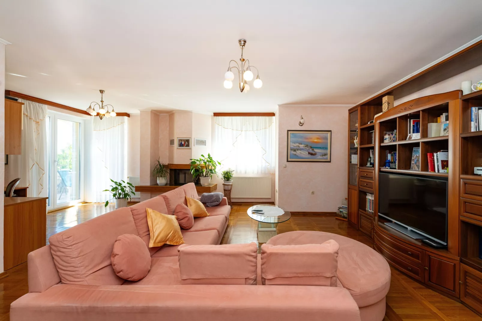 Beach house Privlaka-Woonkamer