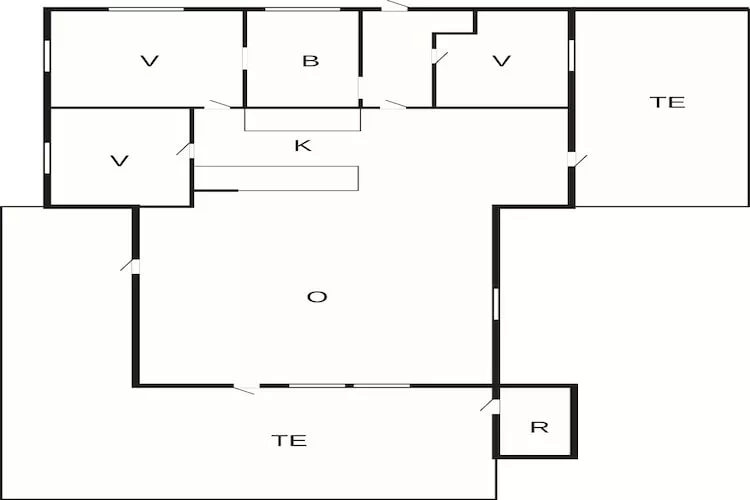 6 persoons vakantie huis in Glesborg-By Traum-Plattegrond