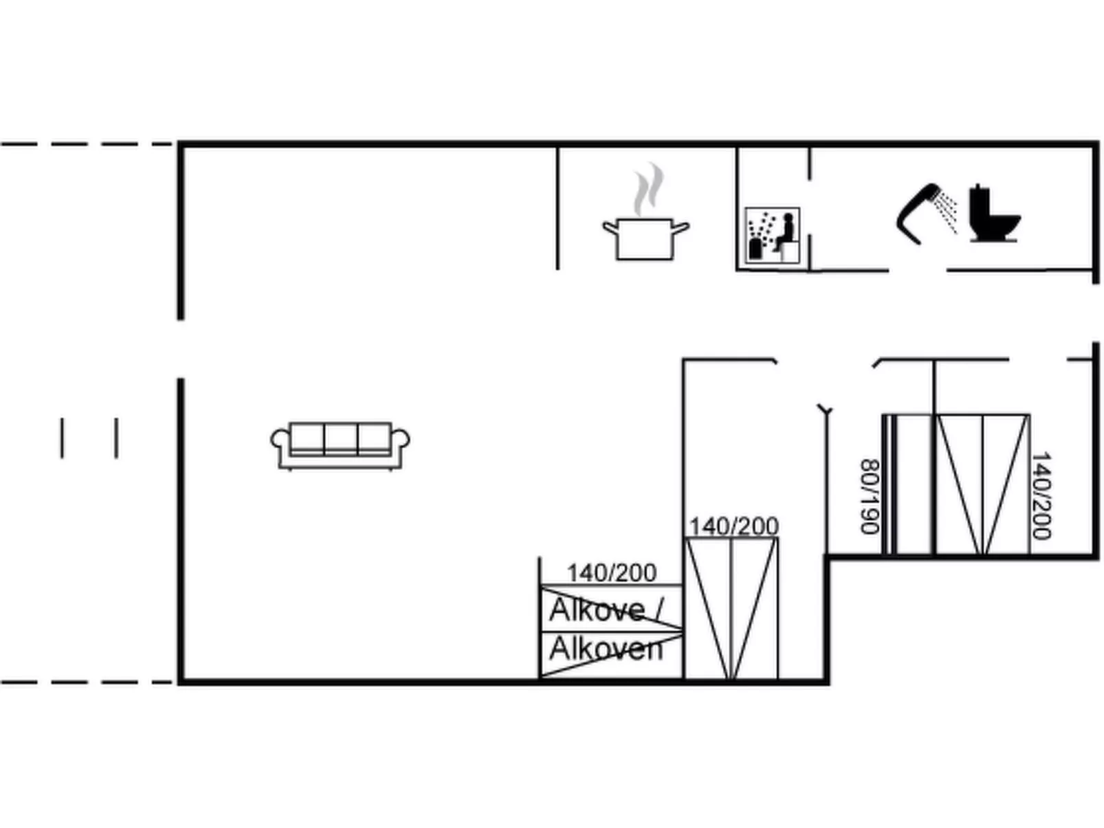 "Laurentia" - 800m from the sea-Binnen