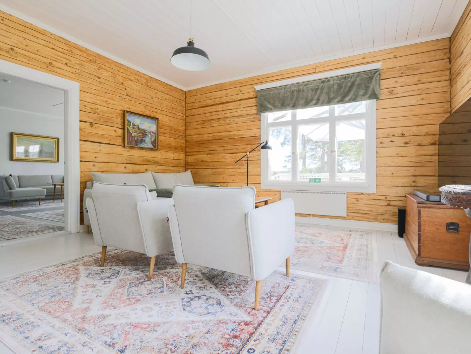 Kapteenin huvilat-Binnen