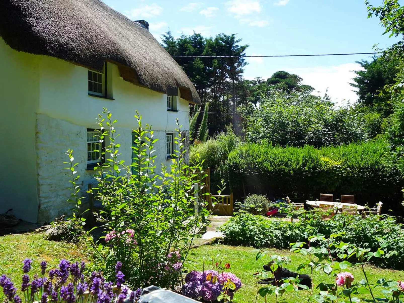 Old Lanvean Cottage-Buiten