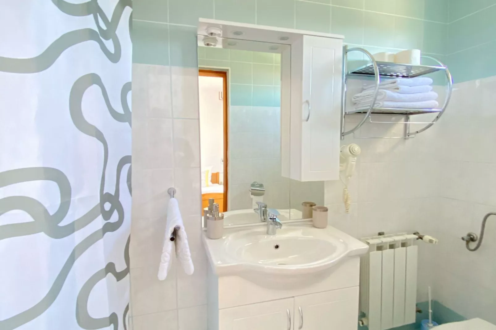 Double room with double bed 2-Badkamer