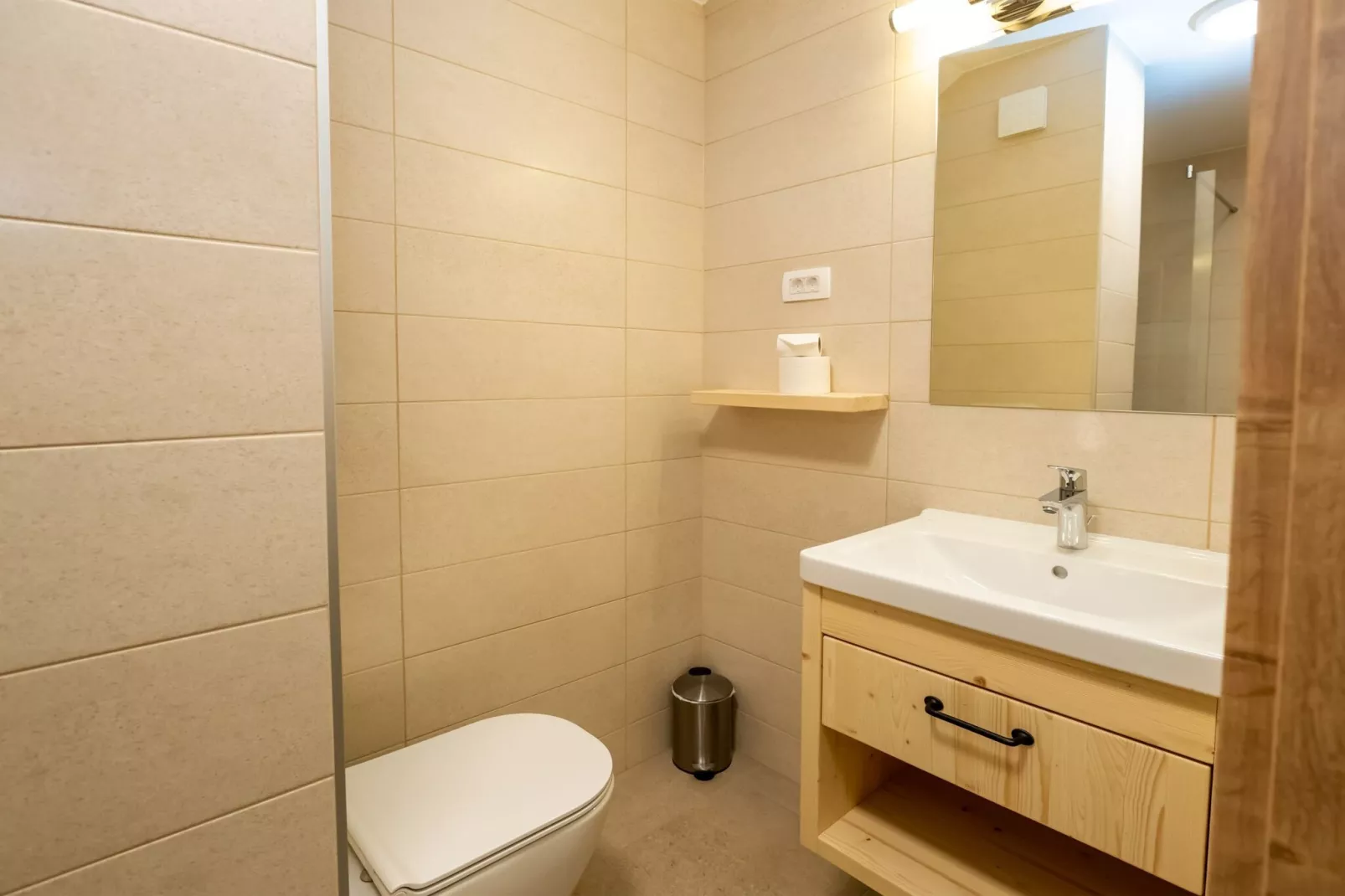 The Woodland Nook Apartments Bohinj - One Bedroom Apartment with Balcony (owner B)-Badkamer