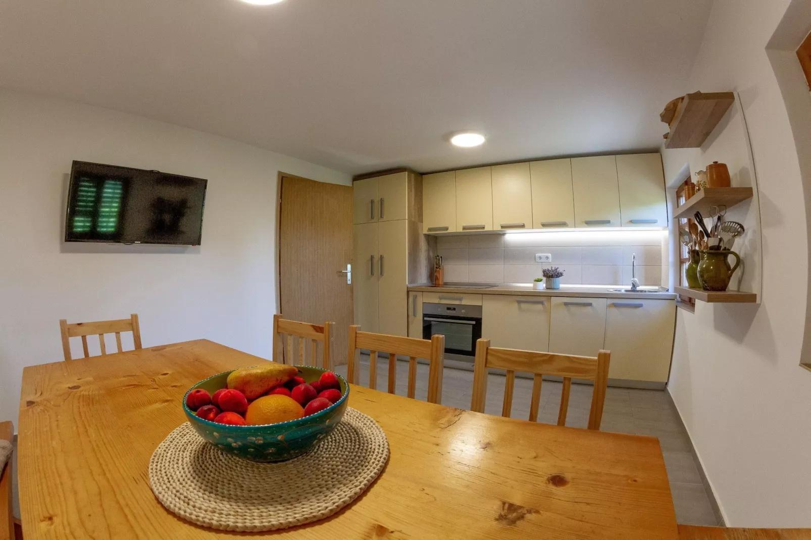 Hillside Haven Holiday Home with Sauna and Hot-Tub - One Bedroom Holiday Home with Sauna and Hot-Tub-Keuken