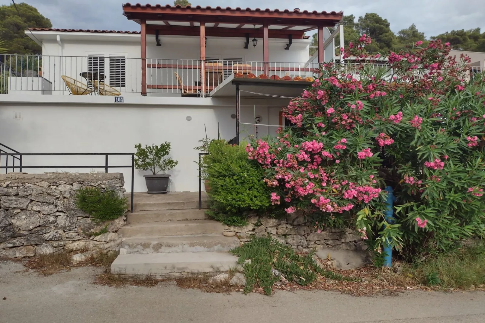 Apartment Ana Gradina - Vela Luka - Two Bedroom Apartment With Terrace And Sea View-Buitenlucht