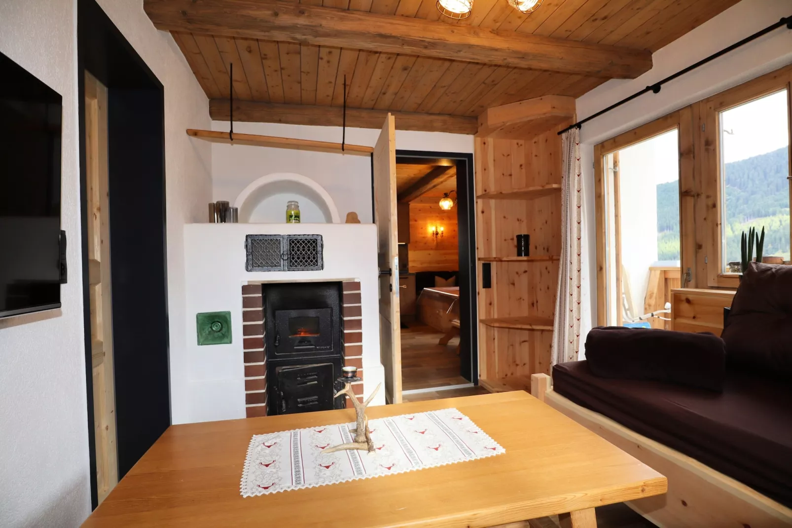 Berghütte Almleben-Woonkamer