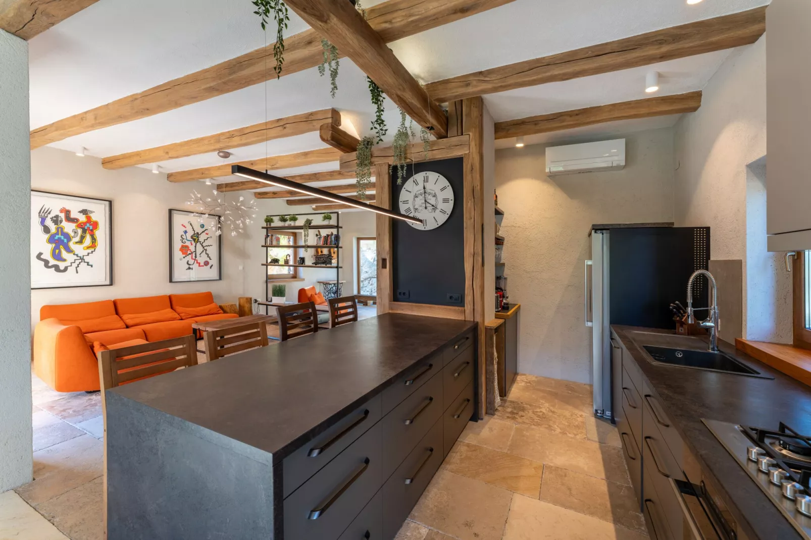 Authentic Villa Fisola-Eetkamer