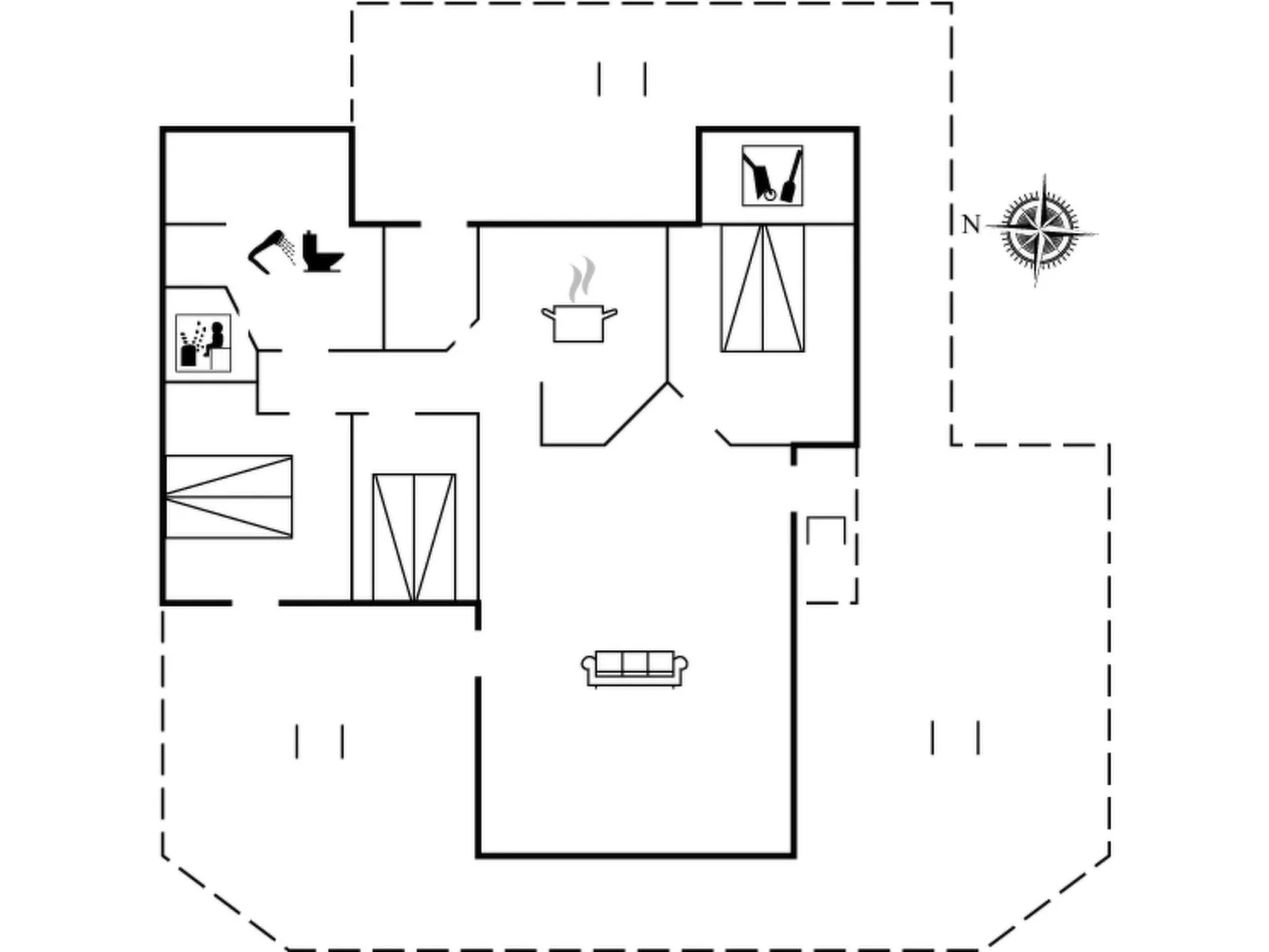 "Leevi" - 150m from the sea-Binnen