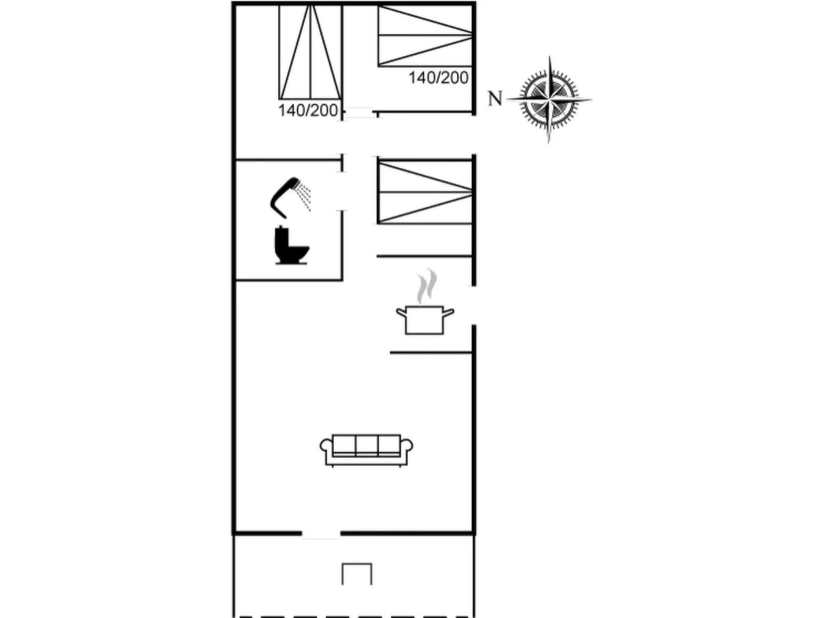 "Sofus" - 500m from the sea-Binnen