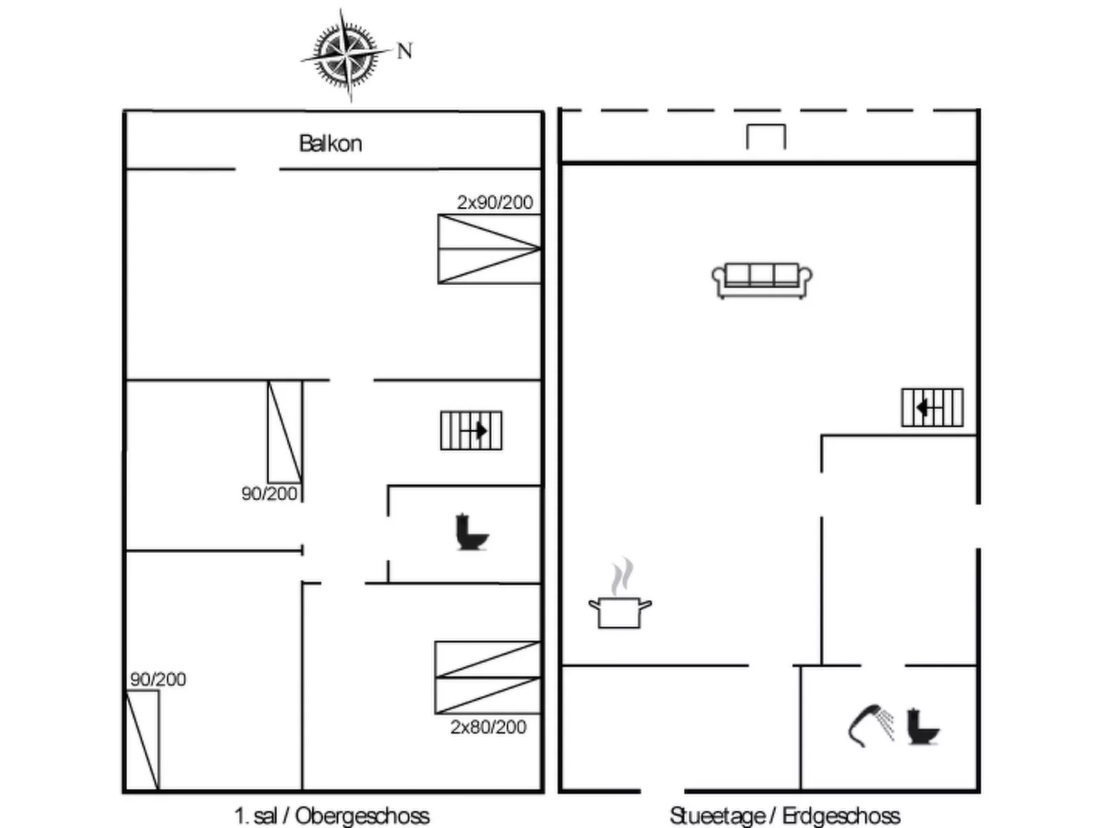 "Akeleje" - 900m from the sea-Binnen