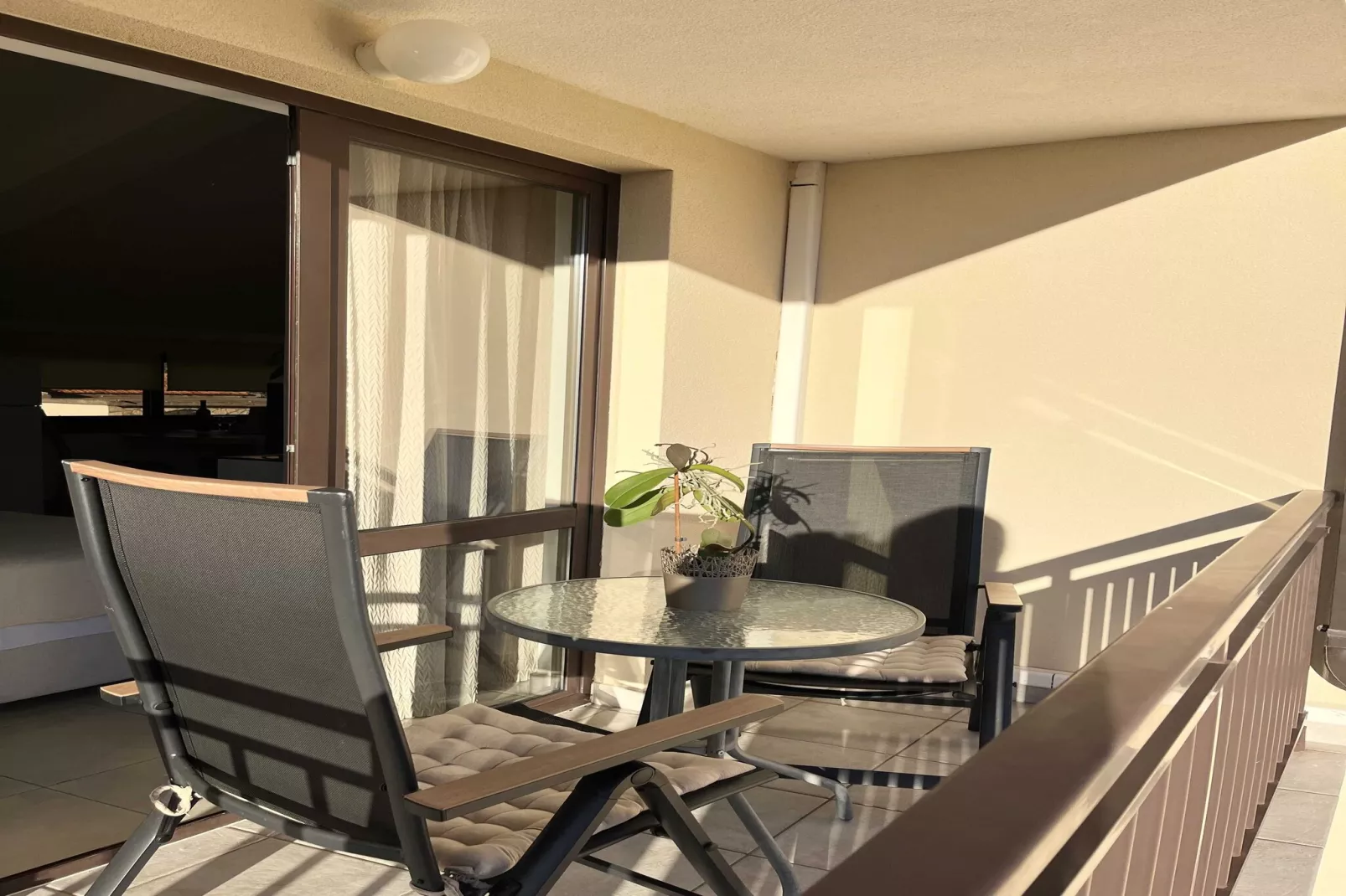 Apartment Josipa  Vela Luka- Studio Apartment with Balcony and Sea View-Terrasbalkon