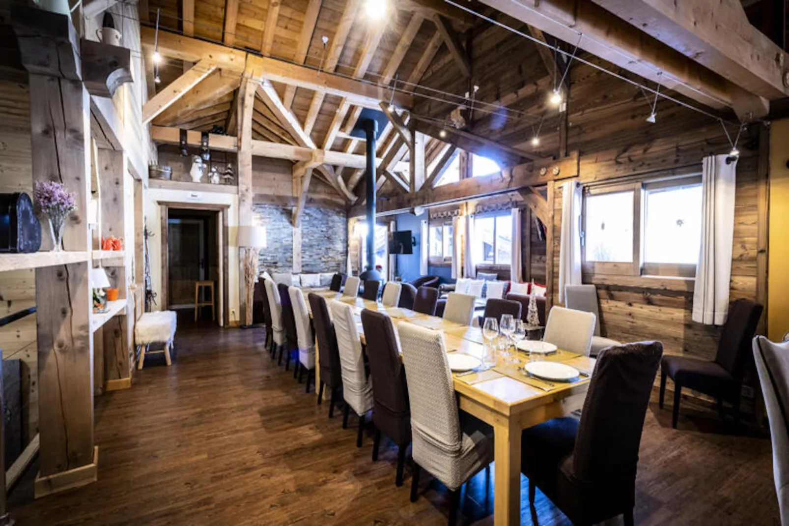 Les Chalets Du Cocoon-Eetkamer