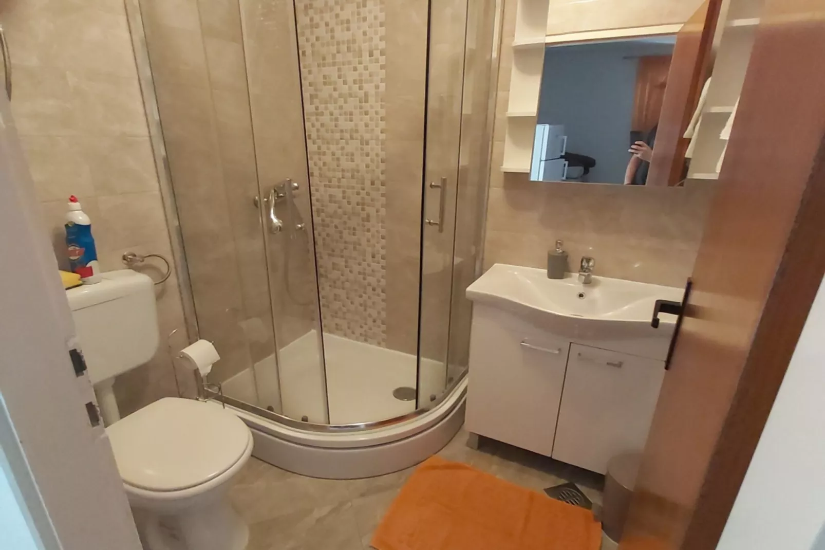 Apartments Ivan Supetar - Two Bedroom Apartment with Terrace no1-Badkamer