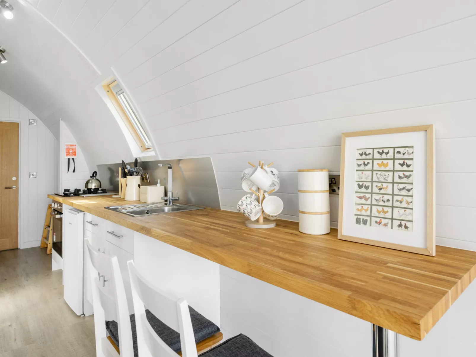 The Highland Camping Pod-Binnen