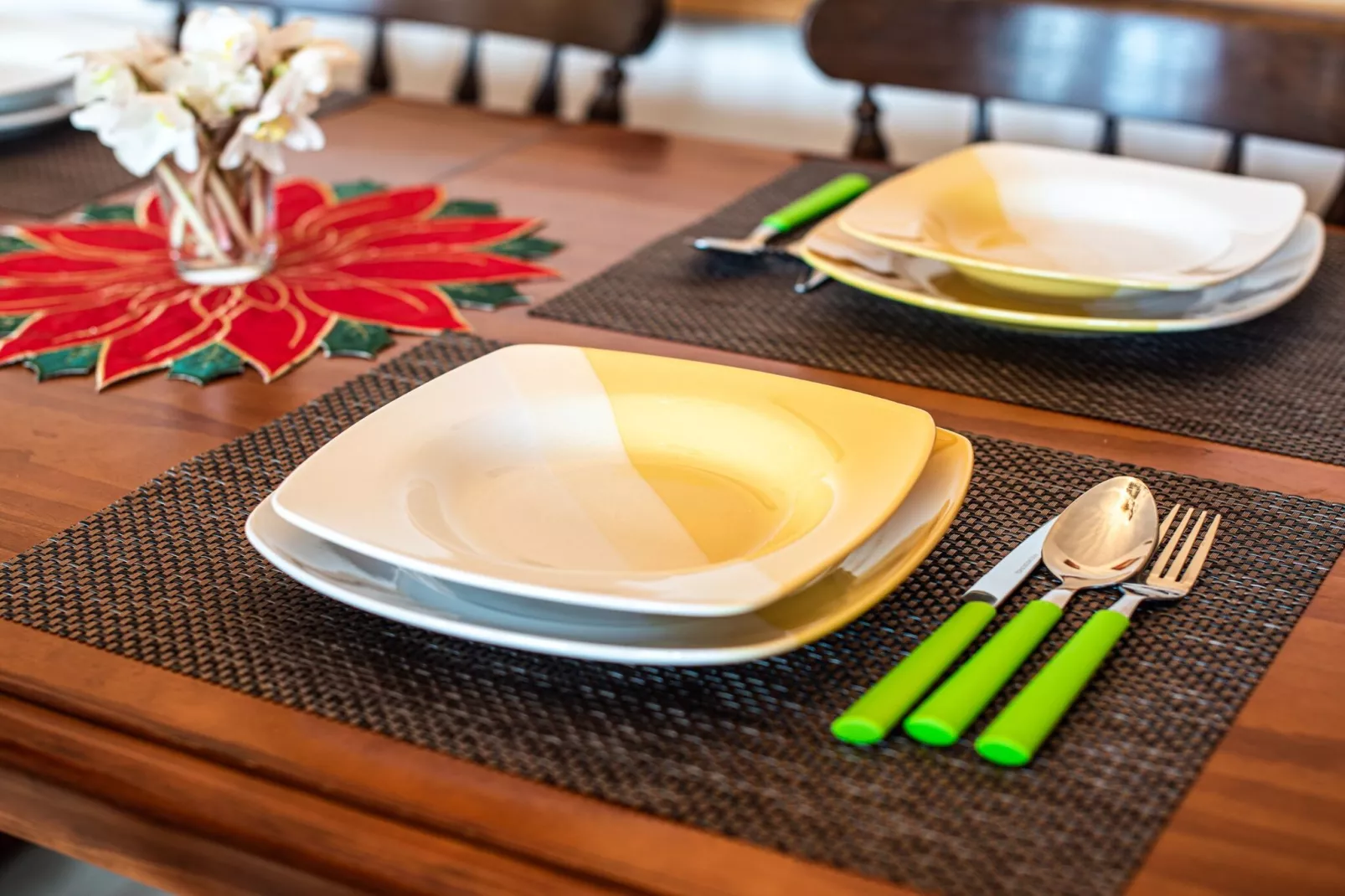 Holiday Home Slap with Sauna and BBQ - Two Bedroom Holiday Home-Eetkamer